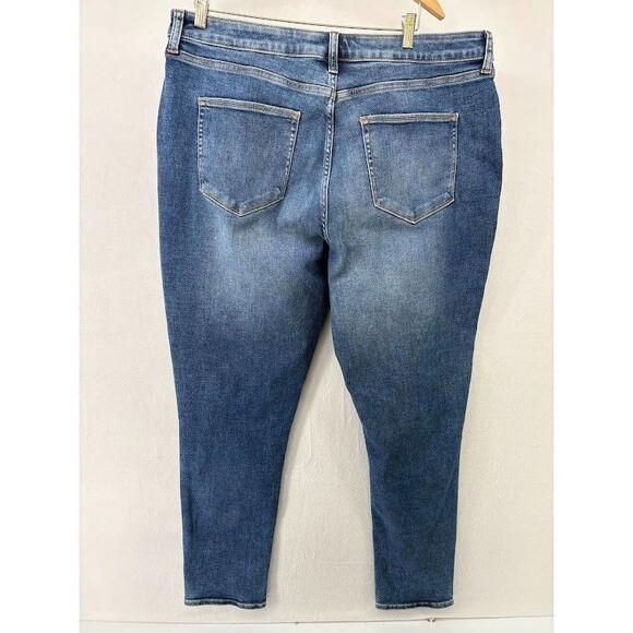 Arizona Jeans Co Womens Blue High Rise Distressed Curvy Skinny Jeans Size 23 NWT - Picture 5 of 5